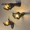 Halloween Photo Props Decoration Wall Mounted Creepy Hands Spooky Claw Ornament