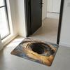 Floor Mat 3D Optical Illusion Patterns Dust Removal Non-Slip Door Mat Fade-Resistant Anti-Static Entrance Rug Cleaning Mat