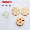 3d Christmas Jam Sandwich Cookie Cutter Biscuit Mold Plastic Pressable Fondant Cookie Stamp New Year Cake Decor Baking Supplies