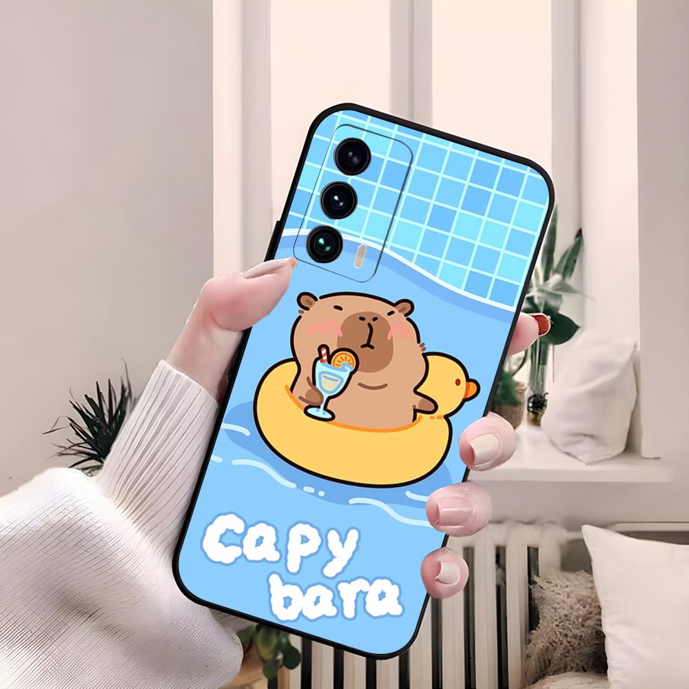 

Cute Animal Capibara Phone Case For Samsung S26 S25 Edge S24 S23 S22 S21 S20 Ultra Plus Fe A55 56 15 4G 5G Galaxy Silicon Cover Galaxy S21 FE 5G