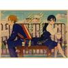Retro Kraft Paper Wall Poster: Tamako Love Story & Tamako Market Anime Mural