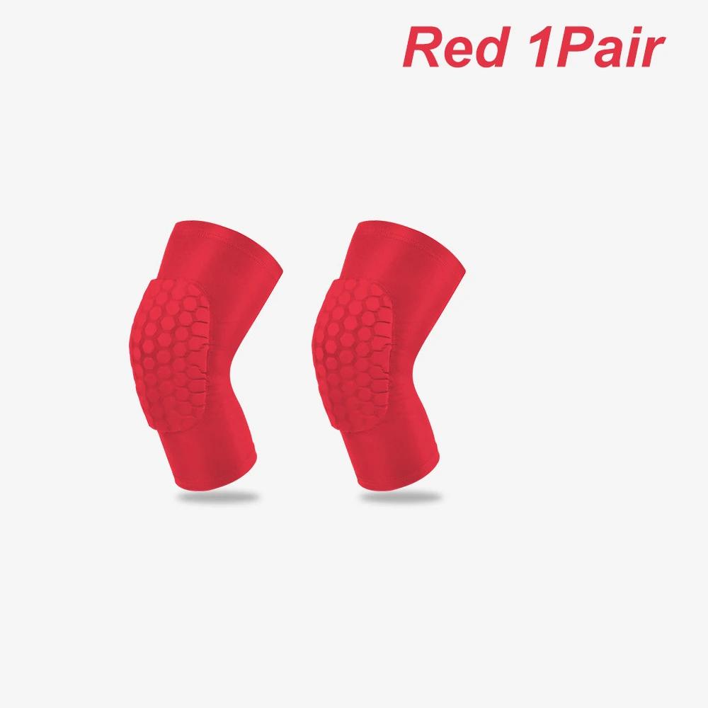 1 Pair Sports Compression Knee Pads Elastic Knee Protector Thickened Sponge Support for Dancing Sports Training Knees Brace