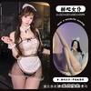 Night Cat Perspective Maid Sexy Lingerie Pure Lace Maid Buttocks Transparent Maid Apron Cosplay Uniform