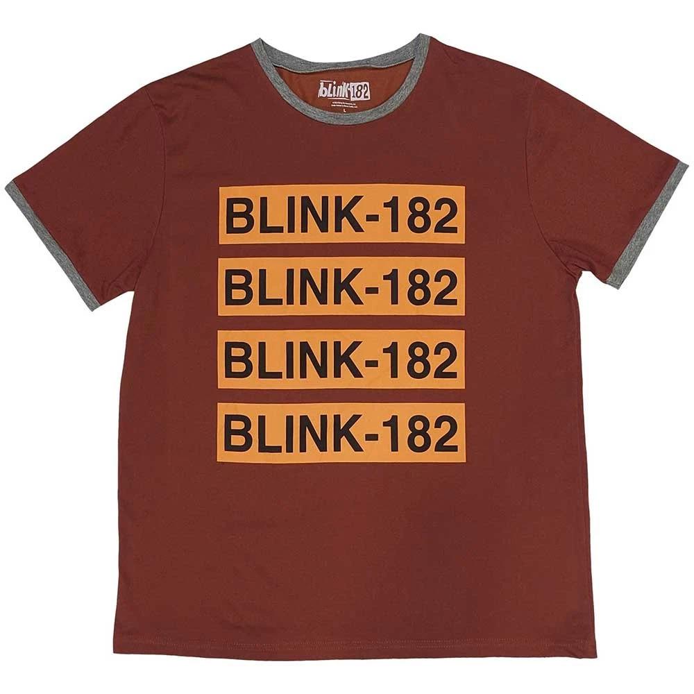 Blink-182 Logo Repeat Official Tee T-Shirt Mens Unisex 4XL