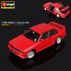 Bburago 1:24 BMW M3 E30 1988 Alloy Car Diecasts & Toy Vehicles Car Model Miniature Scale Model Car For Children