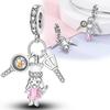 Charms Plata Creative Female Chef Kitchenware Pendants Fit Original Bracelets Charms For Women Jewelry Diy Making Gifts