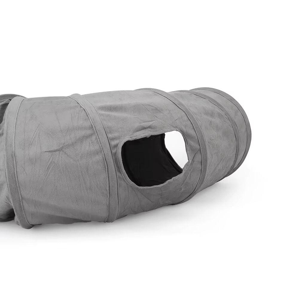 S-förmiger Katzen-Tunnel-Schlauch Faltbar Haustier Rollender Drache Spaß Kätzchen Bohrer-Eimer Katzenspielzeug