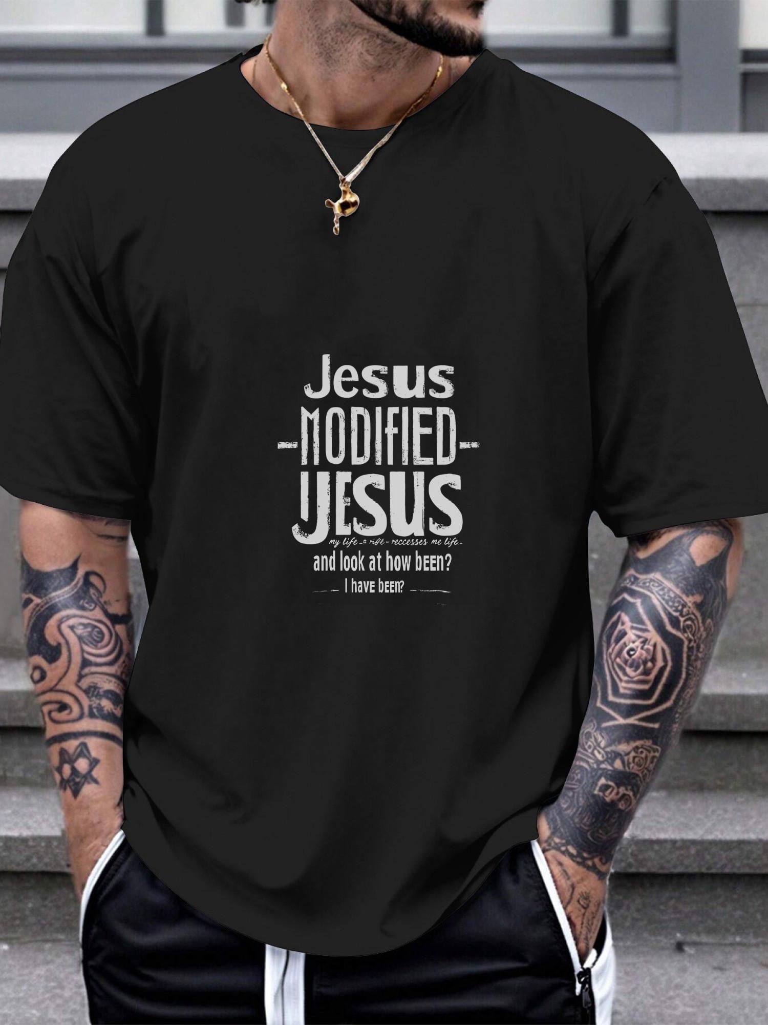 1pc Jesus Life-Changing Bold Logo T-shirt L