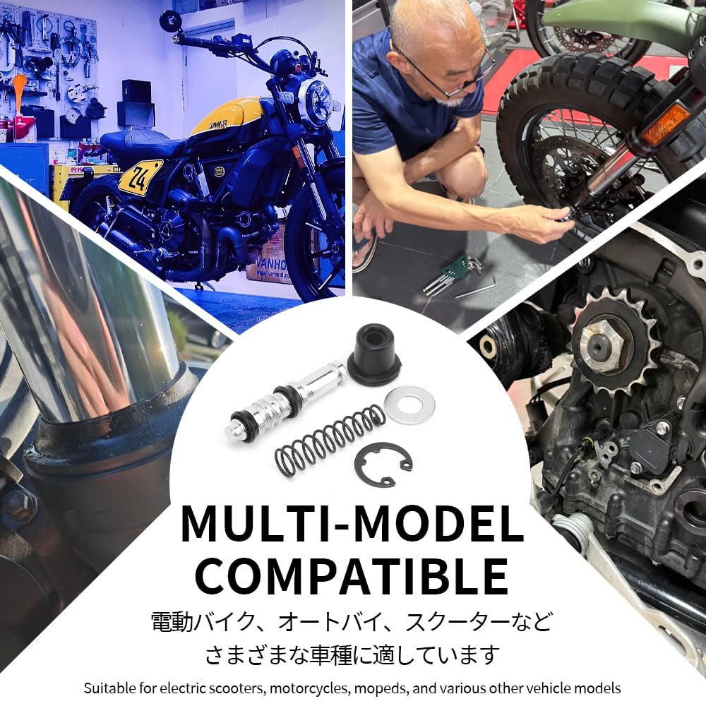 Motorrad Hauptbremszylinder Reparaturkit 11mm Bremskolben & Kupplung