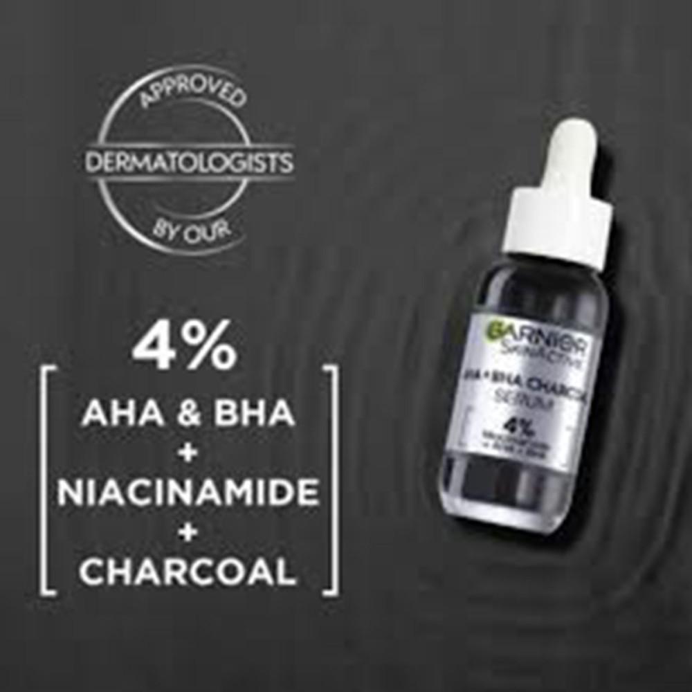 Garnier Charcoal Serum HA+BHA Anti-Blemish -