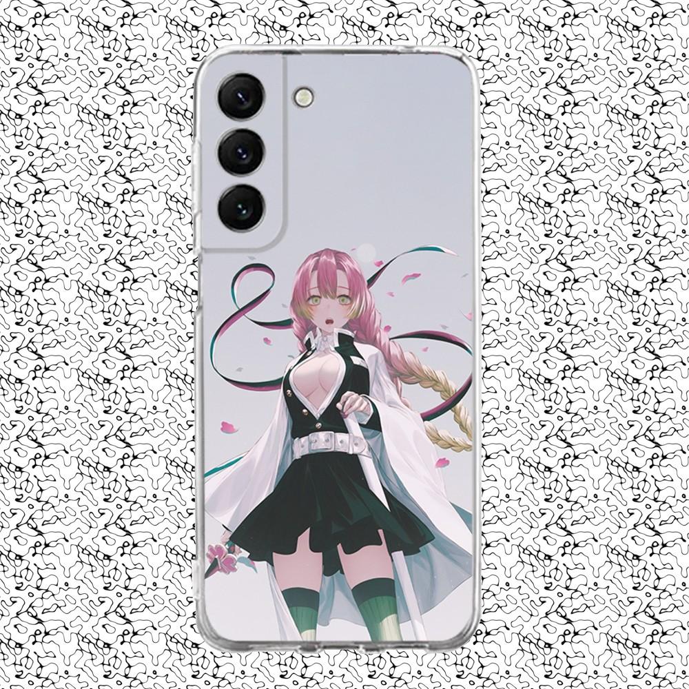 Mitsuri Kanroji Phone Case Silicone For Samsung S30,S23,21,22,20 Ultra,S20 FE lite,S10,9,PIus Note20ultra Cover Clear