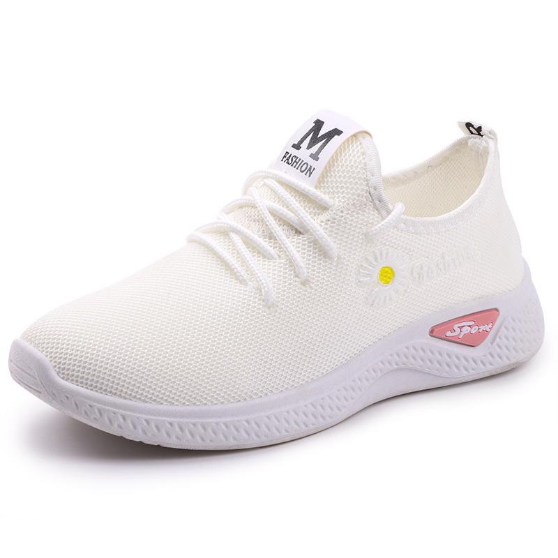 Mesh Hollowed-out Sports Shoes Summer New Mesh Shoes Single Shoes Casual Running Lightweight Breathable Fly-woven Shoes