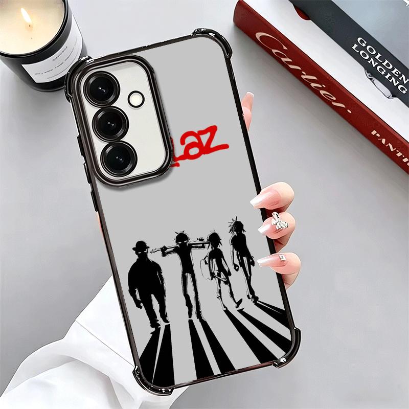 G-Gorillaz Anime Soft Phone Case For Samsung A17 A27 A07 A37 A57 A16 A56 A15 A55 A14 A54 A13 A53 A26 A36 A25 A35 A24 A34 A23 A33