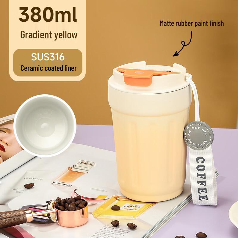 

Shangqi Portable Insulated Cup with Ceramic Liner