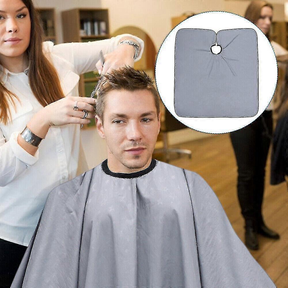 1 Pc Hairdressing Barber Cape Hair Cutting Cape Salon Gown Smock With Sleeves