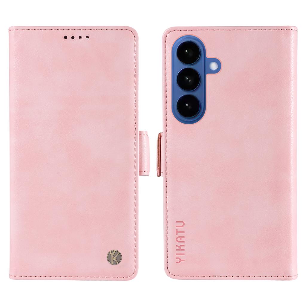 For Samsung Galaxy S26/S26 Pro Case YIKATU YK-007 Litchi Texture PU Leather Wallet Phone Cover