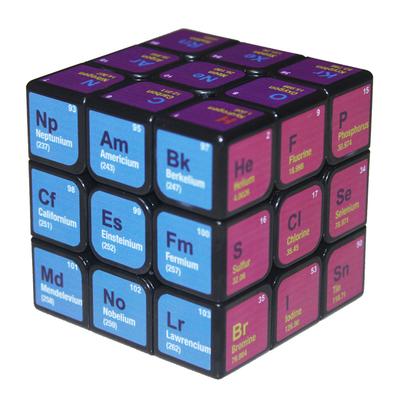 Cubo multifunzionale Elemento chimico Tavola periodica Cubo di 3° ordine Formula di apprendimento Natale