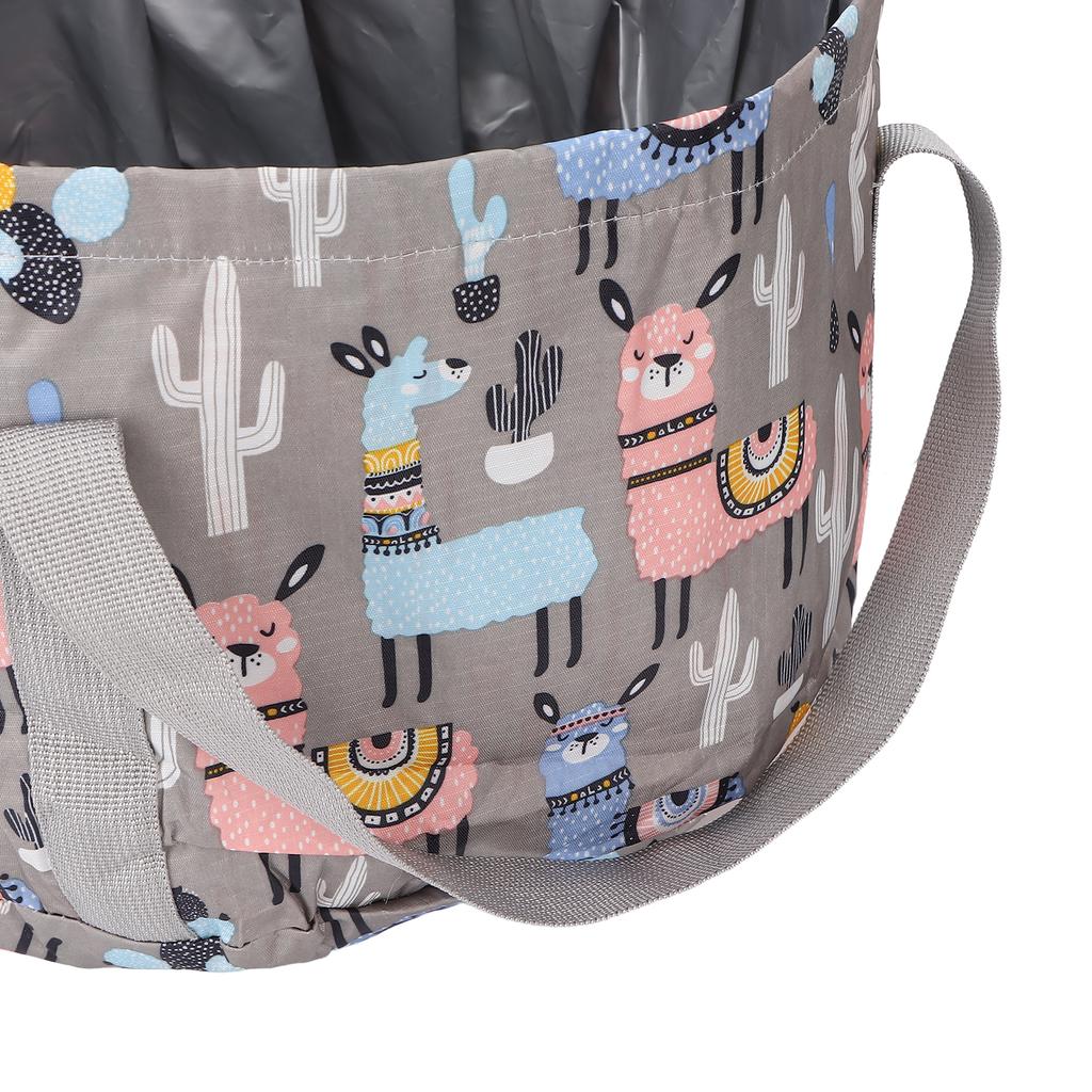 Zusammenklappbare Fußbadewanne 21L Faltbare Fußbadewanne Tasche für Außenbereich Waschen Camping