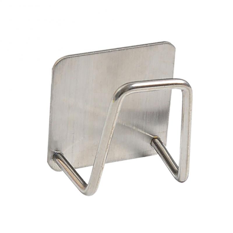 

Self-adhesive Stainless Steel Sponge Rack Drain Rack Hook Washbasin Steel Ball Sink Storage Free Punching Cleaning Arrangement