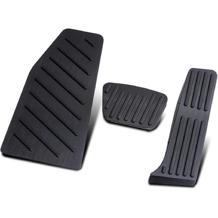 2022-2025 Compatible with Toyota RAV4 Venza Lexus NX250 NX350 NX450h+ Black Silver Foot Rest Footrest Brake Gas Pedal Pad Cover Accessories(Silver)