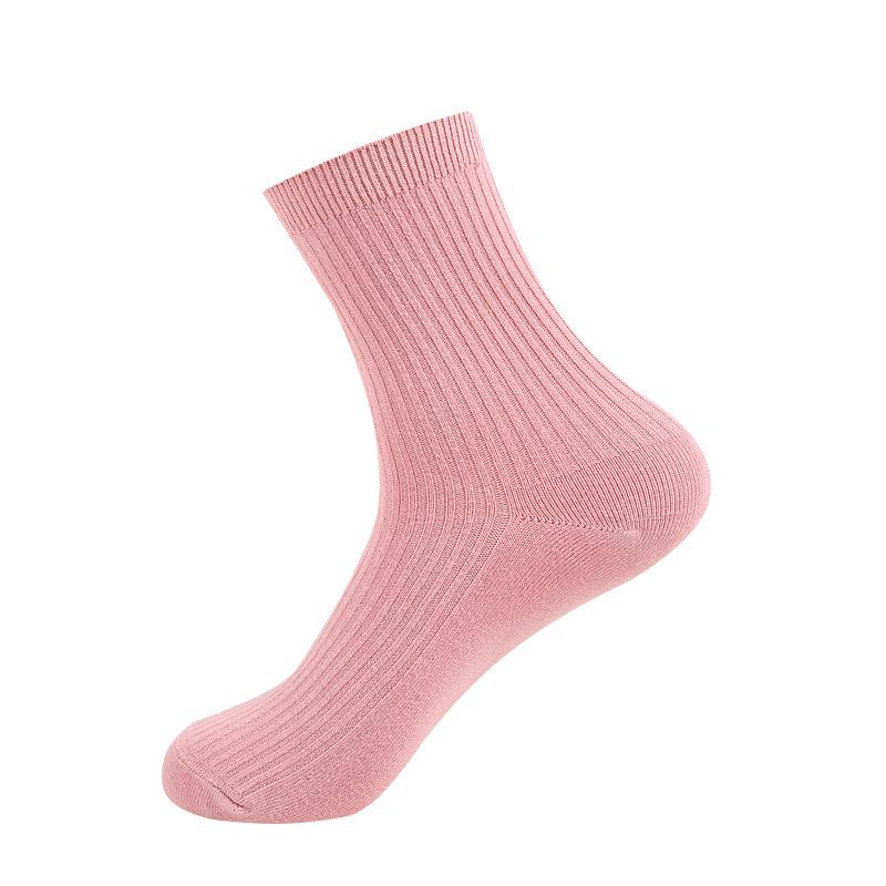 Ladies Spring and Autumn Leisure Colored Candy Color Cotton Socks