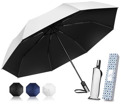 YOIIYO Folding Sun UV Protection Light Automatic Opening Large 8 Heavy Rain UV Complete Sun Foldable Umbrella with Storage Pouch Umbrella, Umbrella,