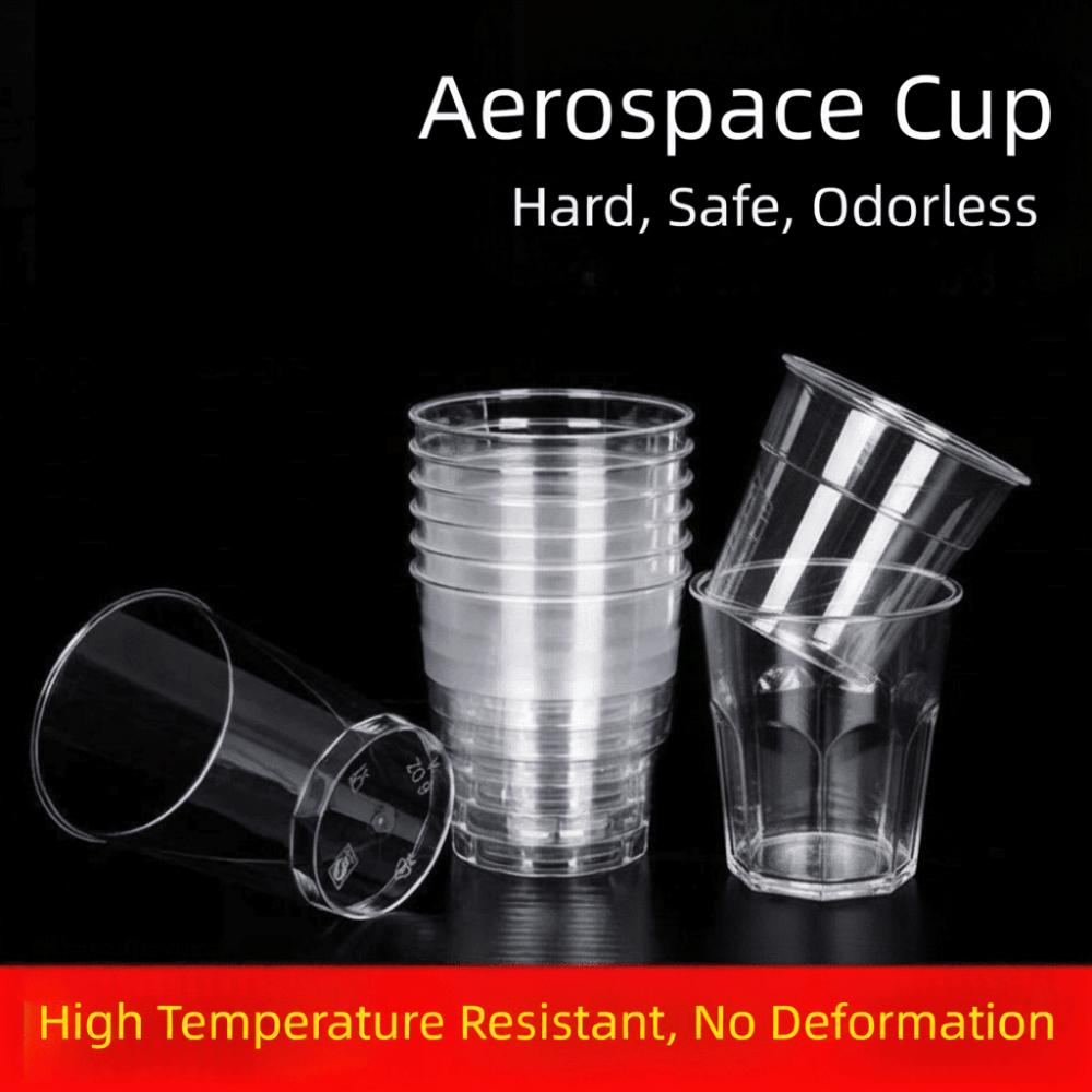 50pcs Plastic Clear Plastic Tumblers Transparent Plastic Transparent Cupcake  Cocktail Party