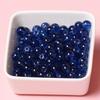 High-Gloss Jelly Color Glass Beads with Straight Holes for DIY Bracelets and Necklaces