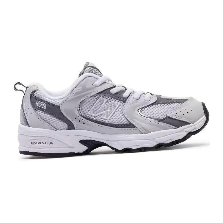 New Balance 530 Bungee Little Kid 'Grey Matter' (Unisex) Grey Matter / Silver Metallic Kids' Running Shoes PZ530CB