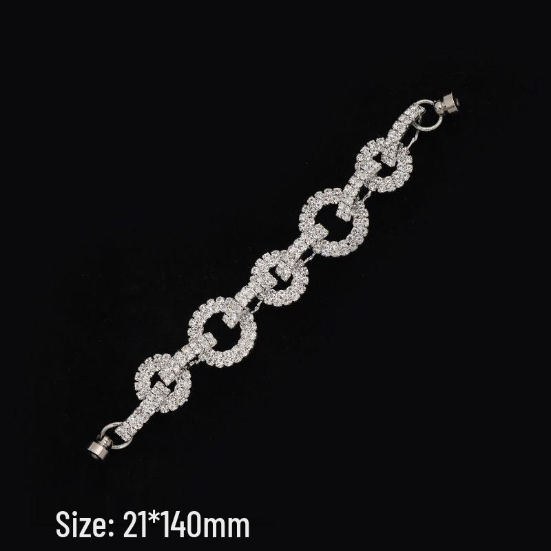 Korean Rhinestone Claw Chain DIY Phone Case Bracelet Accessories for Women