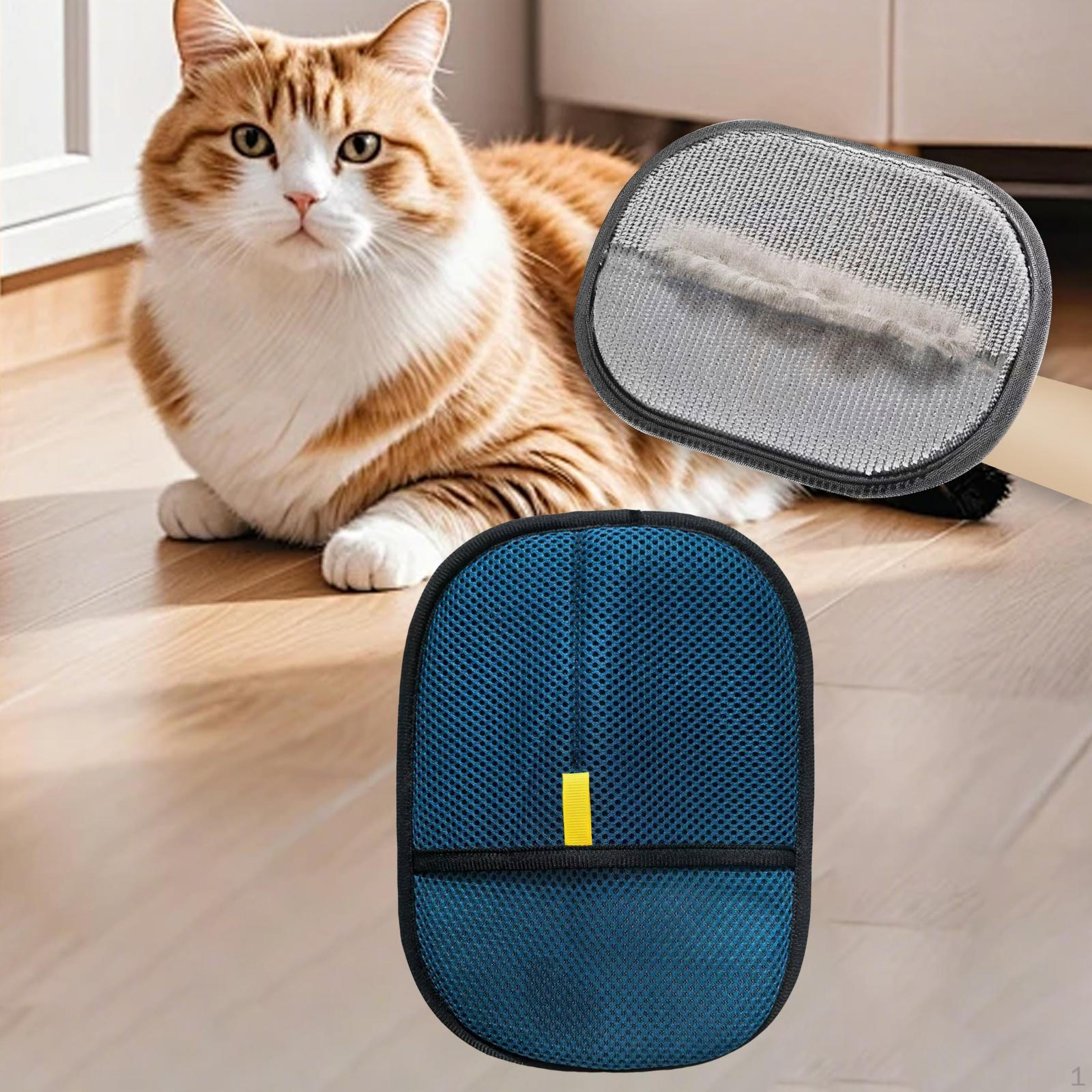 

Перчатка для удаления шерсти домашних животных, многоразовая, для чистки ковров, для кровати, мебели, постельных принадлежностей темно-синий