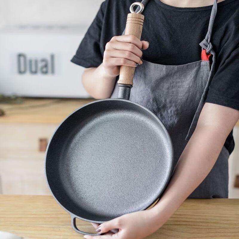 ZISIZ Gusseisen Bratpfanne