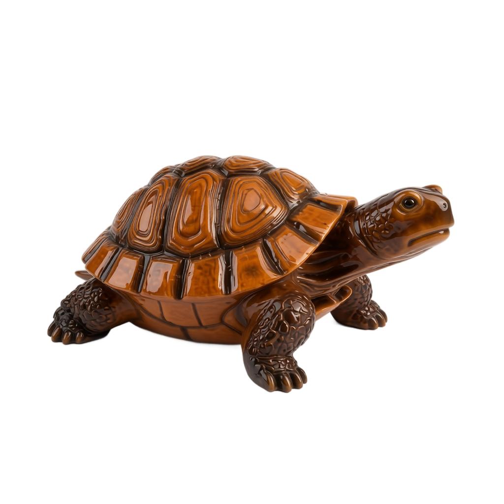 Outdoor Garden Turtle Statue Lawn Animal Sculpture Faux Turtle Figurine for Yard Pond Landscaping Decoration