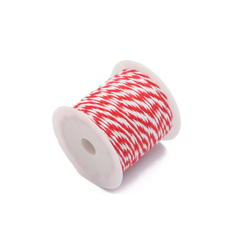 10Meters/roll 1.5mm Cotton Baker Twine Rope Cord Wedding Decoration Christmas Gift Packaging Rustic Handmade Crafts