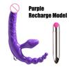 Double Penetration strapon dildo vibrator for couples Vibrating Faloimitator Anal Beads Butt Plug Sex Toys For Adults Woman