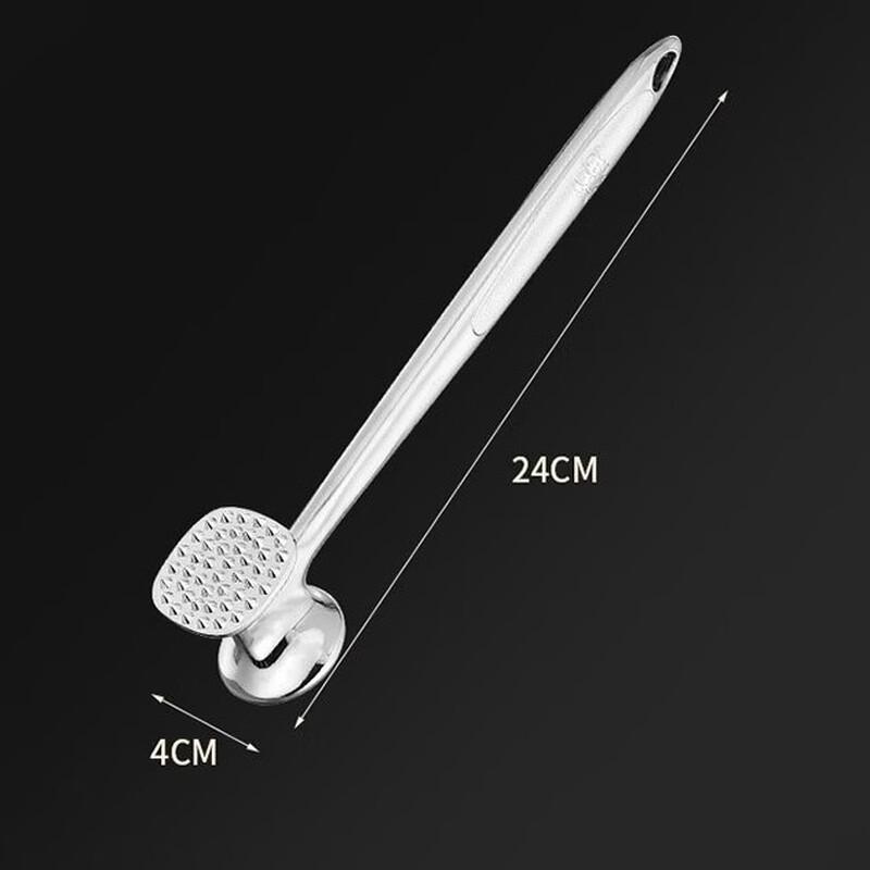 

ZISIZ Stainless Steel Double-Sided Meat Tenderizer Hammer Set (2-Pack)