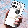For Motorola Moto G15 4G/ G15 Power/G75 5G 3D Relief Flower Emboss Soft Silicone Cases Back Cover with 3D Flower Patter for G15