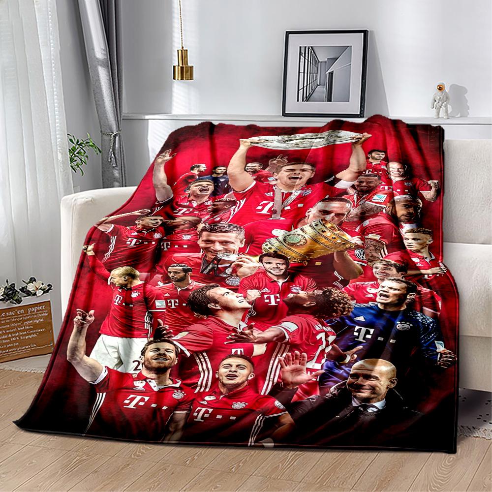 Bayern Munich Blanket Soft Warm Cozy Suitable for Seaside Couch Livingroom for All Seasons Modern Best Holiday Gift for Friends Family