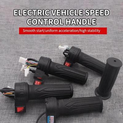48V Gasgriff 135mm Speed Grip Mit Tempomat Rückwärtsgang Dreistufig Für Elektroroller Fahrrad Ersatzteil Passt 22mm