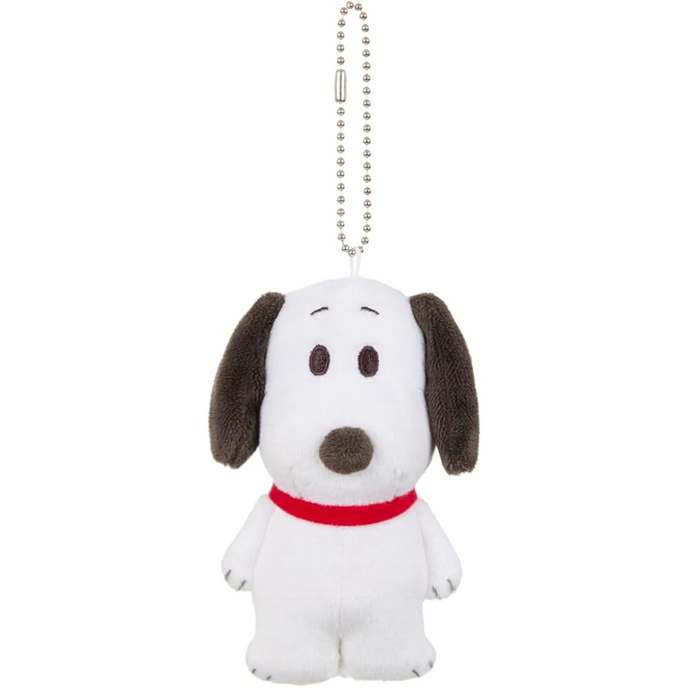 Sekiguchi Peanuts Flat Mascot Snoopy 11.5cm x 8.5cm x 5cm Plush Toy