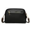 Elegant PU Leather Crossbody Bag with Adjustable Strap and Front Clasp for Daily and Office Use