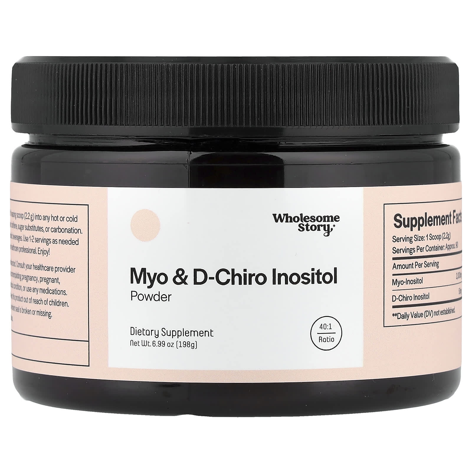 

Myo-Inositol and D-Chiro-Inositol Powder, 198G (6.99Oz)