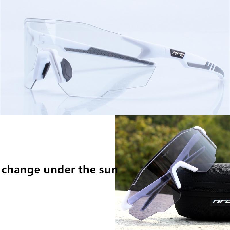 NRC Herren Radsport-Sonnenbrille UV400 TR90 Sport Fahrradbrille MTB Mountainbike Angeln Wandern Reiten Brillen für Damen sport