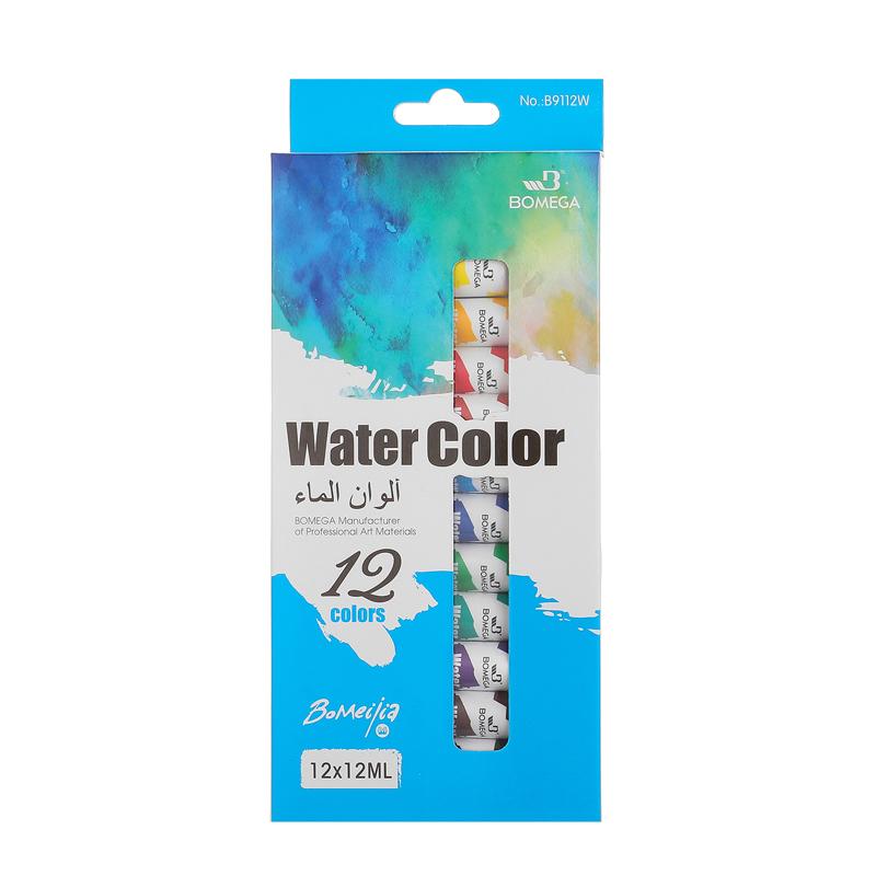 12 Colors Acrylic Paints Set Oil Gouache Watercolor Painting Pigment for Art Drawing Supplies