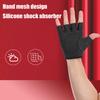 Half Finger Breathable Bodybuilding Training Silicone Palm Weightlifting Gloves Fitness Gloves Dumbbells Gloves Gym Mittens
