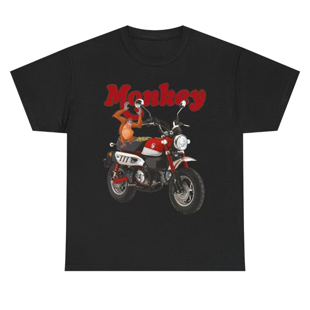 

Honda Mens Womens Tshirt Monkeybike Mini Trail Summer New Motorcycle Tee Racing Shortsleeved Spring Cycling Offroad Top 4XL