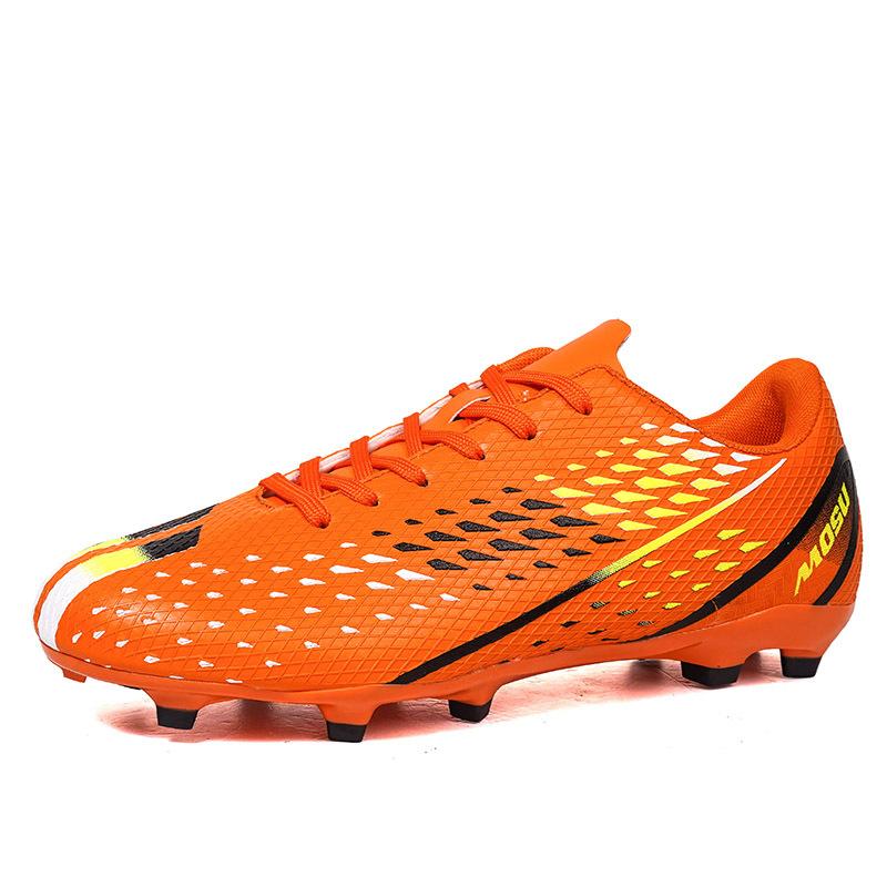 Football shoes new color scheme wear-resistant men and women non-slip low top G long broken nails grass youth