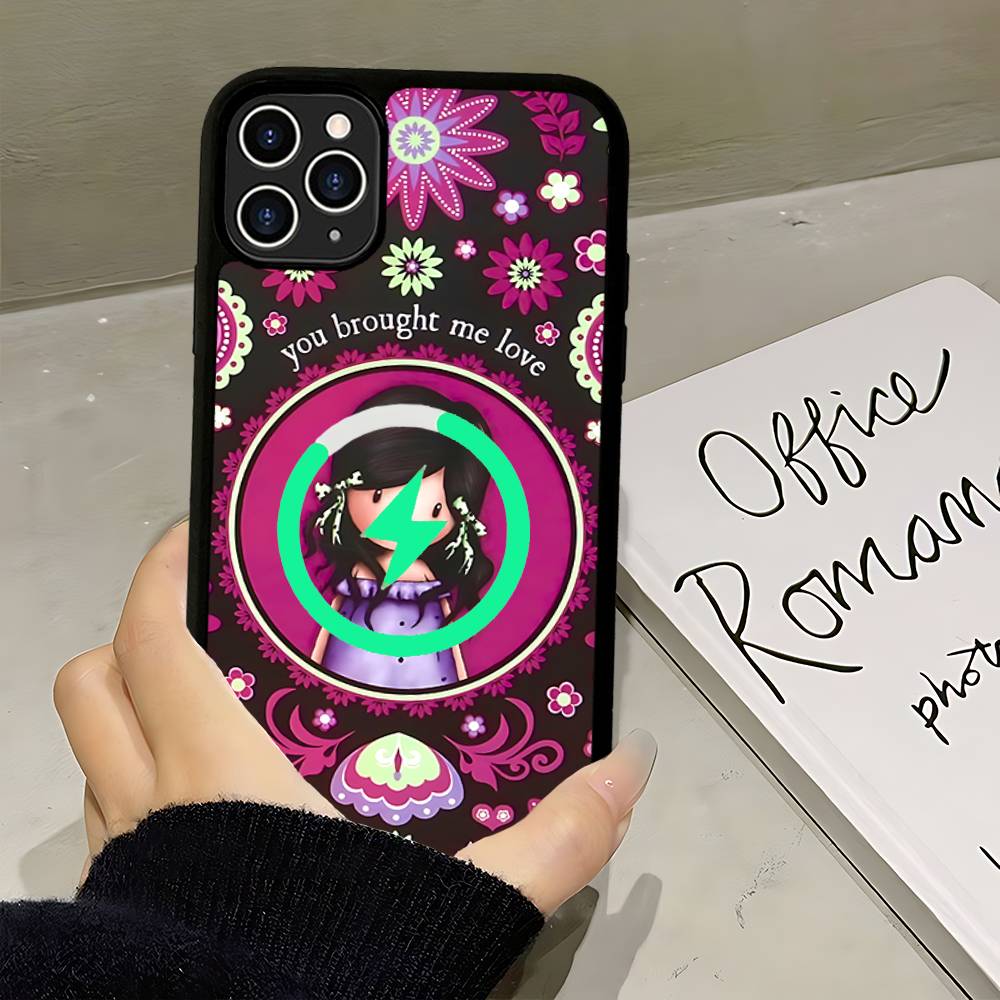 

Japan Santoro G-Gorjuss Magnetic Wireless Phone Case For IPhone 17 16 15 14 Plus 13 12 11 Pro Max iPhone 14pro max