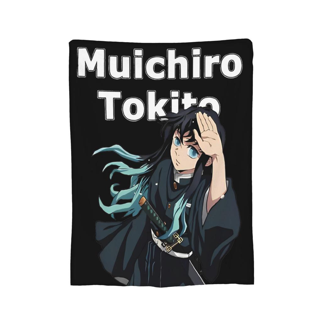 Muichiro Tokito  Blankets Fleece Awesome Breathable Throw Blanket for Bedding Lounge Autumn/Winter,