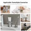 Stainless Steel Toothbrush Holder Bathroom Accessories Tool Toothpaste Makeup Brush Storage Rack Home Decoration Brush Holder